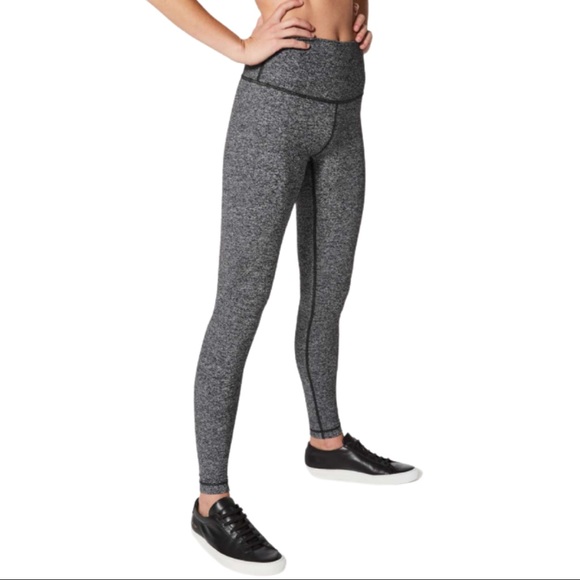 lululemon athletica Pants - Lululemon Wunder Under Hi-Rise Tight 28" Heathered Black